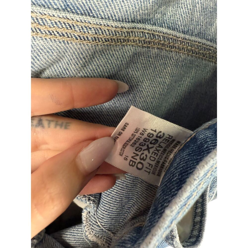 Vintage Dickies Patchwork Carpenter Denim Shorts … - image 7